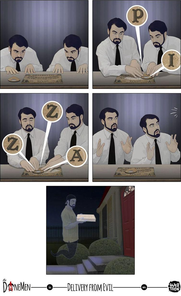 смешные комиксы, комиксы с неожиданным концом, комиксы без слов, Дэвид Данмен, David Daneman