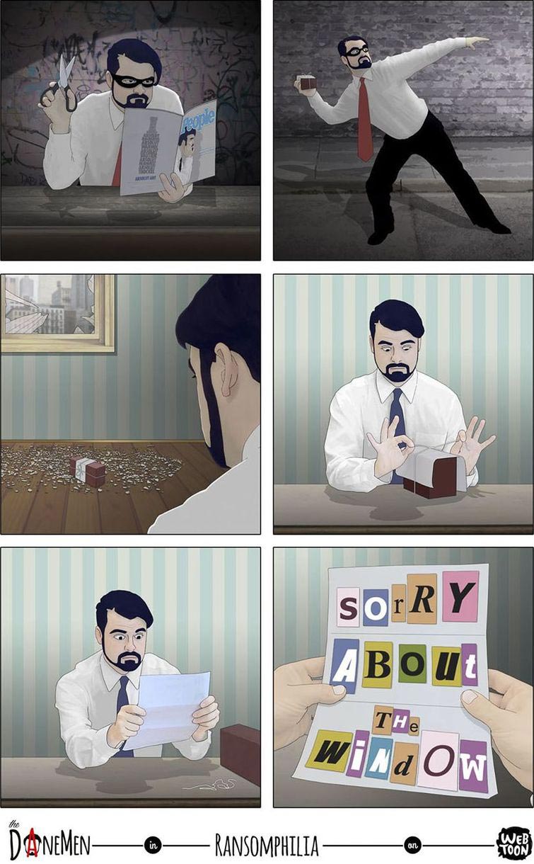 смешные комиксы, комиксы с неожиданным концом, комиксы без слов, Дэвид Данмен, David Daneman