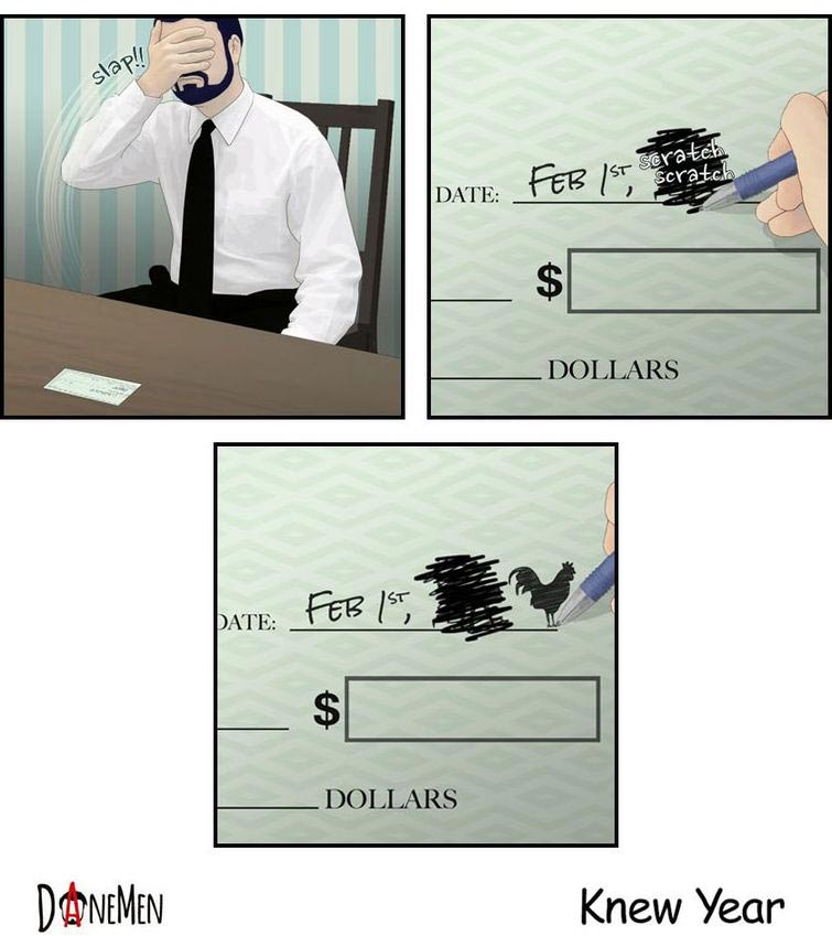 смешные комиксы, комиксы с неожиданным концом, комиксы без слов, Дэвид Данмен, David Daneman