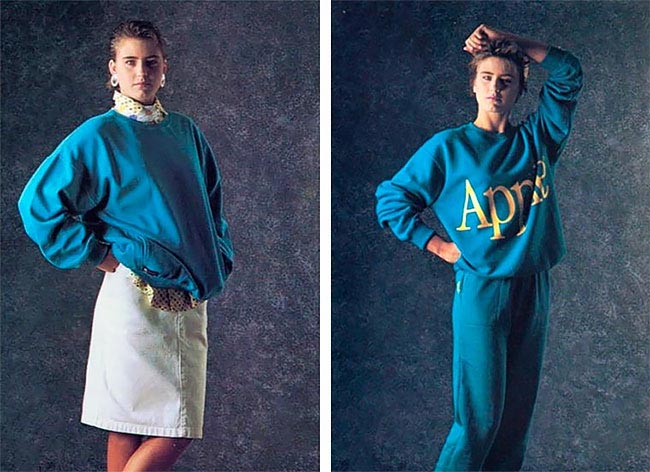 одежда Apple, одежда от эппл, одежда apple 1986 год