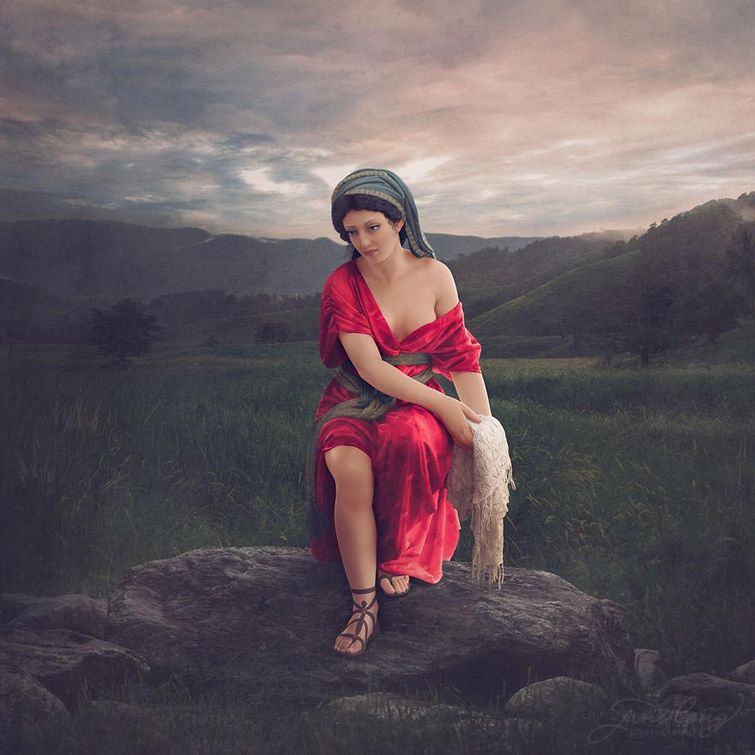 раскрашенные статуи, раскрашенные скульптуры