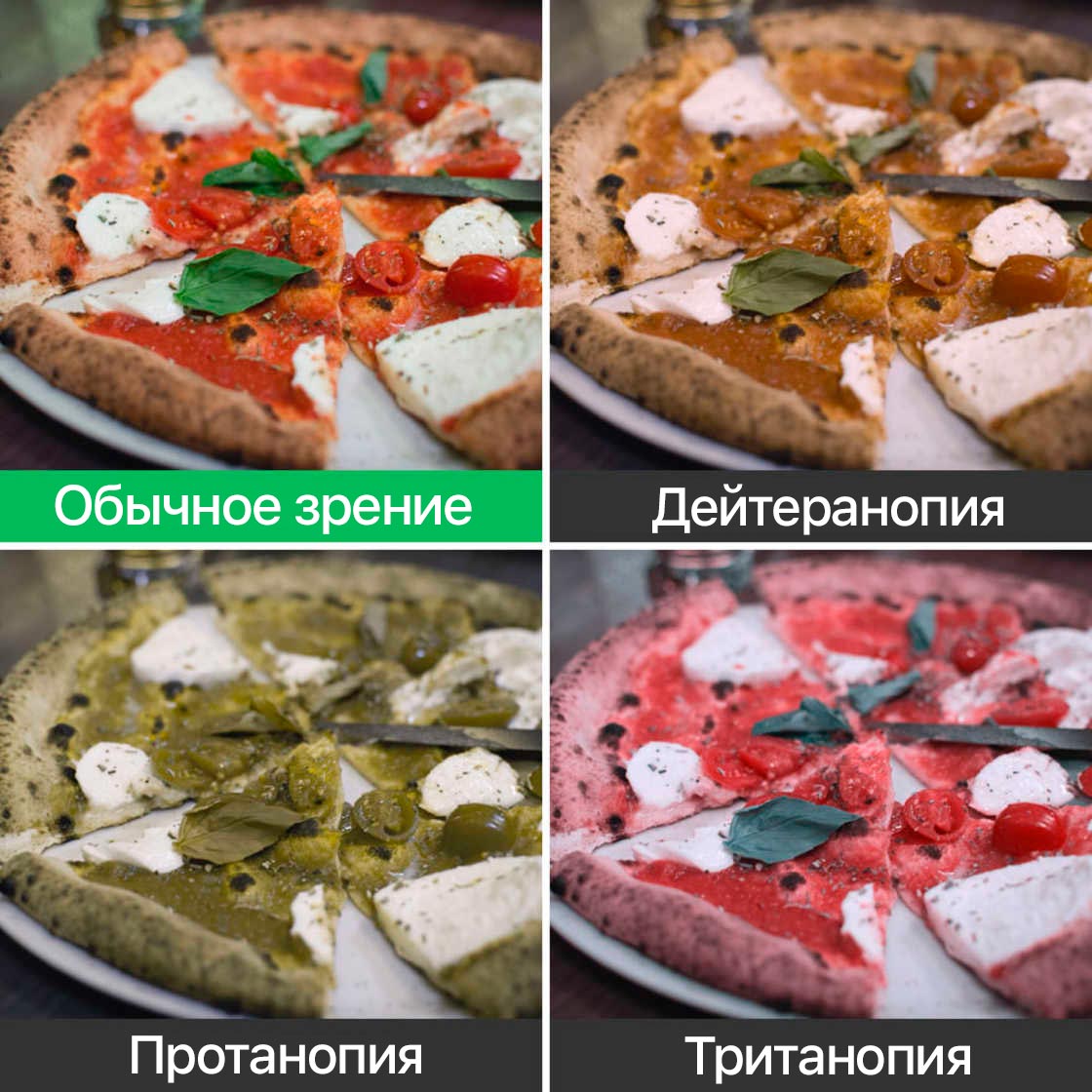 примеры дальтонизма, как видят мир дальтоники