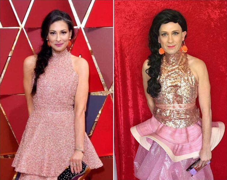 Том Ленк пародии, пародии на знаменитостей, наряды знаменитостей из подручных средств