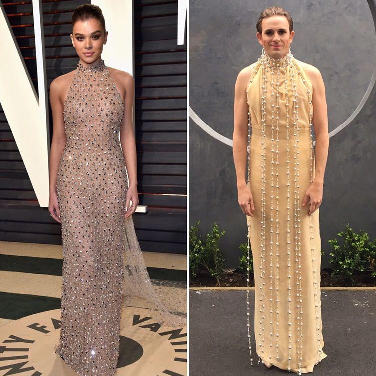 Том Ленк пародии, пародии на знаменитостей, наряды знаменитостей из подручных средств