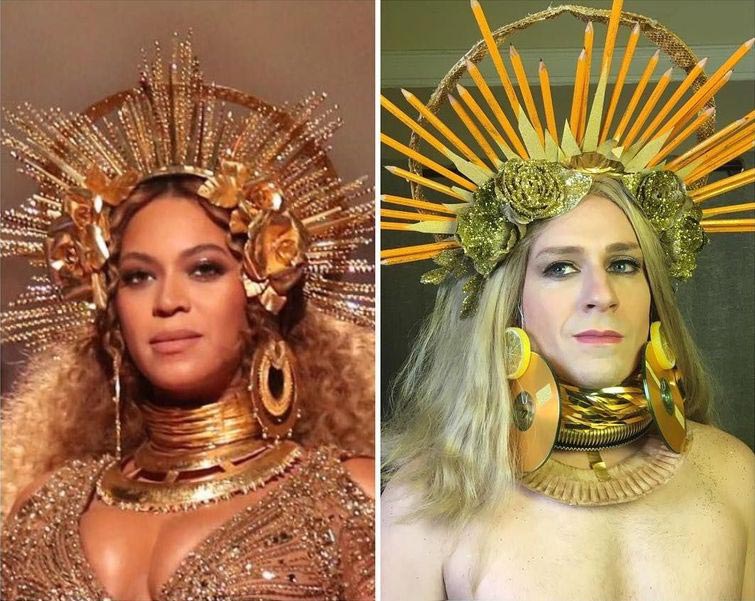 Том Ленк пародии, пародии на знаменитостей, наряды знаменитостей из подручных средств