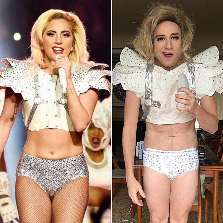 Том Ленк пародии, пародии на знаменитостей, наряды знаменитостей из подручных средств