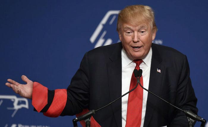 длинный галстук Дональд Трамп, Трамп и длинные галстуки