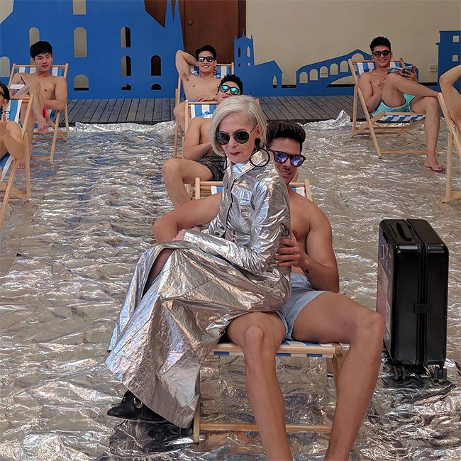 Лин Слейтер, Lyn Slater, журналисты перепутали учительницу со знаменитостью, престарелая модель