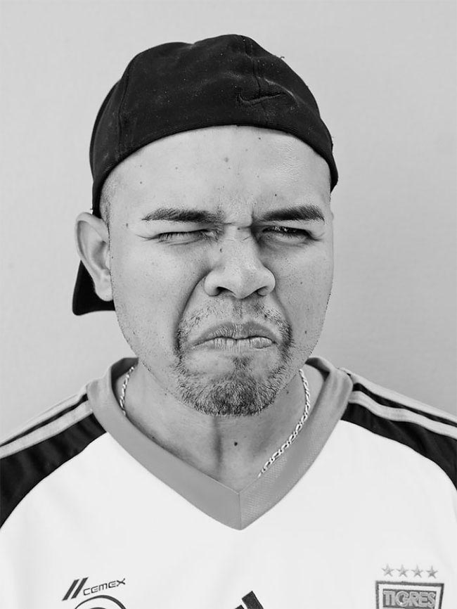 Джозеф Ибарр, Josef Ibarr, люди съели острый перец, лица людей съели острый перец