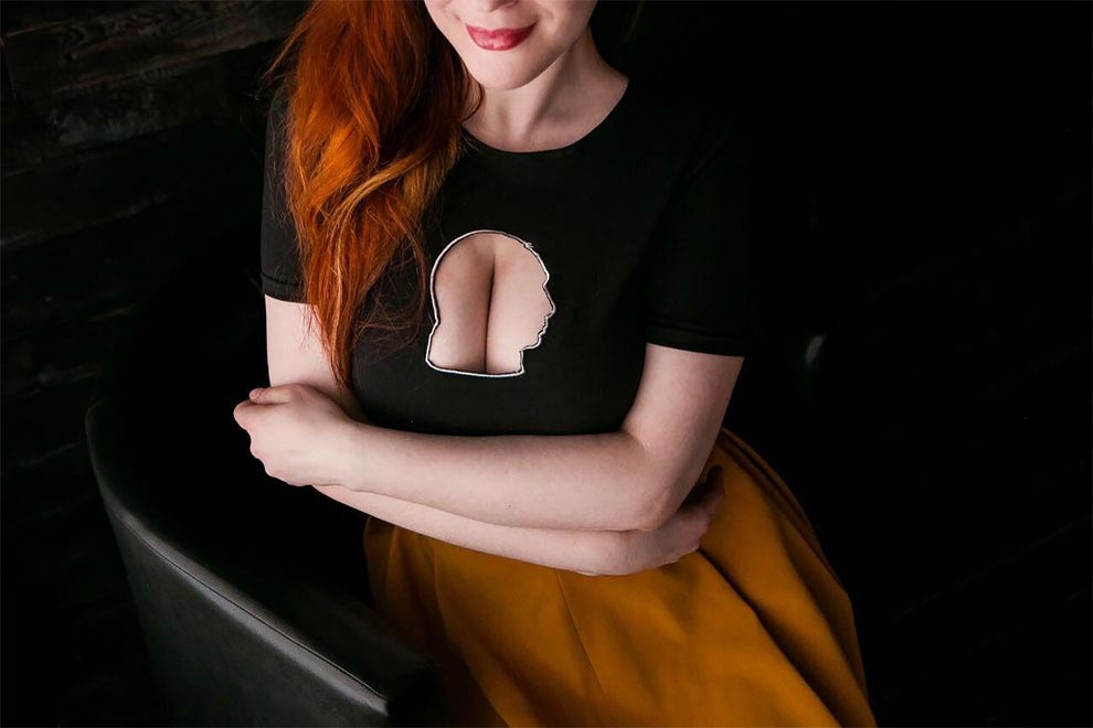 Путин и женская грудь, футболки с Путиным грудь, Project Set