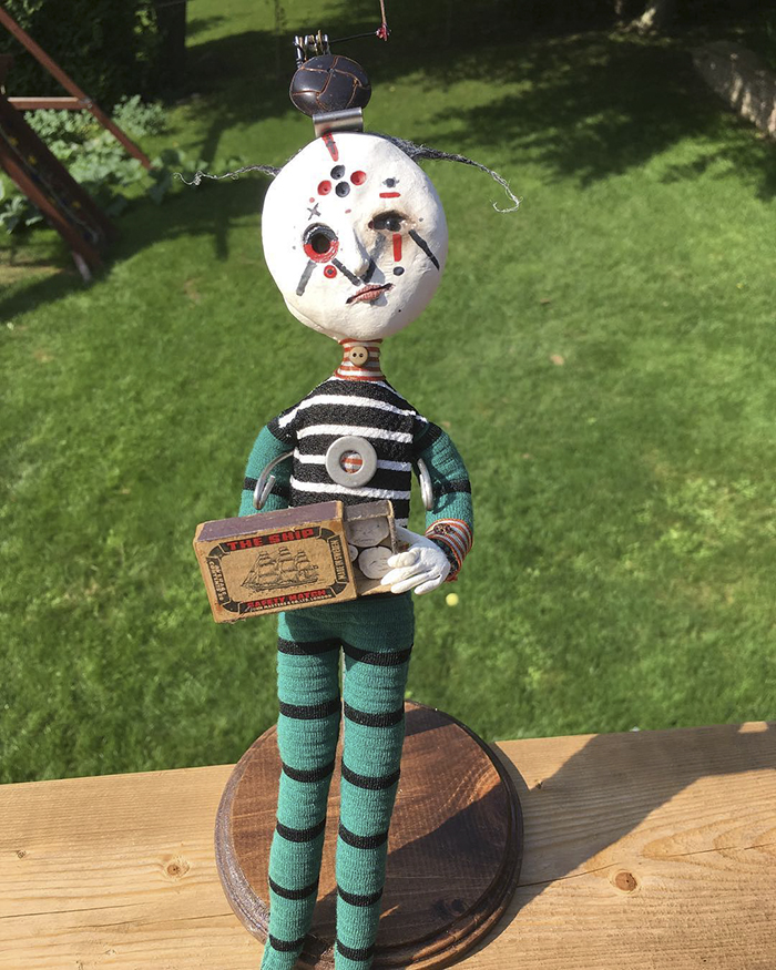 12-летний мальчик делает жутких кукол, страшные куклы,  Каллум Донован Грючичич