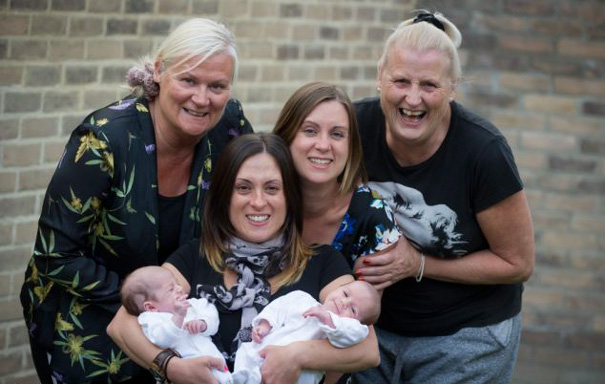 несколько поколений на одной фотографии, трогательные семейные  портреты