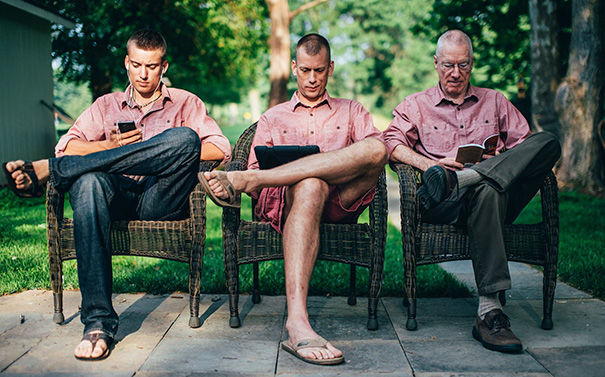 несколько поколений на одной фотографии, трогательные семейные  портреты