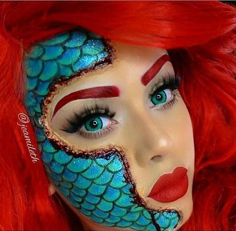 Сногсшибательный макияж, макияж фантазийный