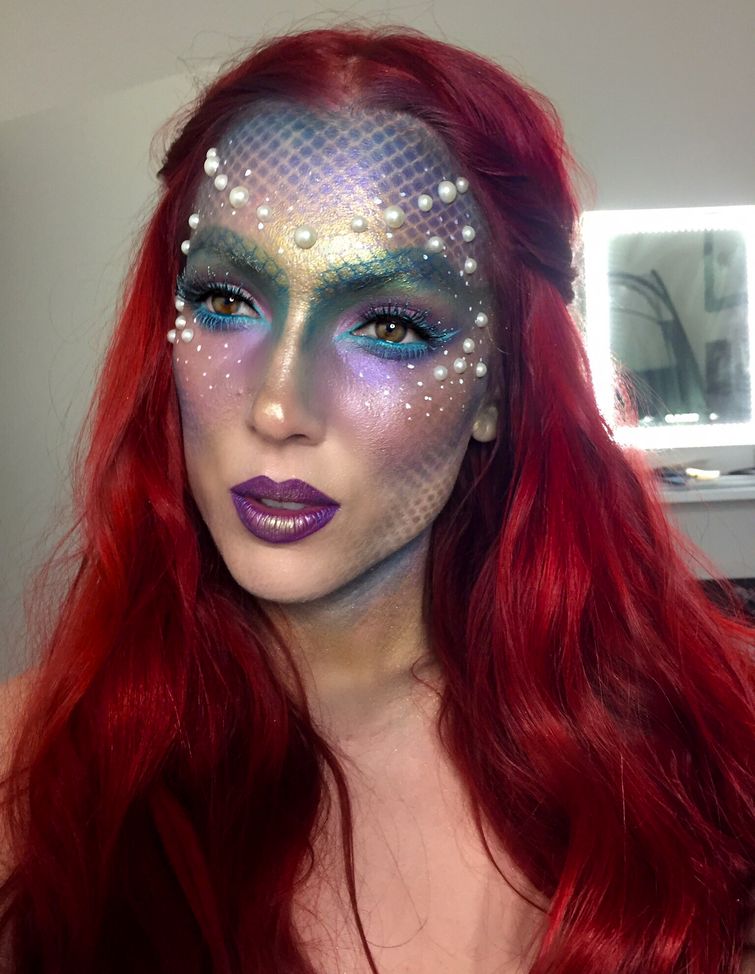 Сногсшибательный макияж, макияж фантазийный