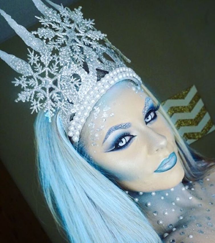 Снежная королева макияж
