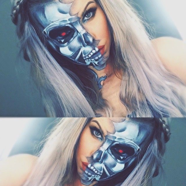 Сногсшибательный макияж, макияж фантазийный