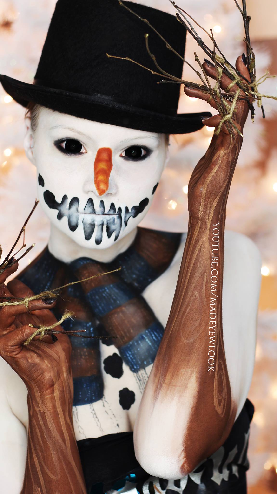 Сногсшибательный макияж, макияж фантазийный