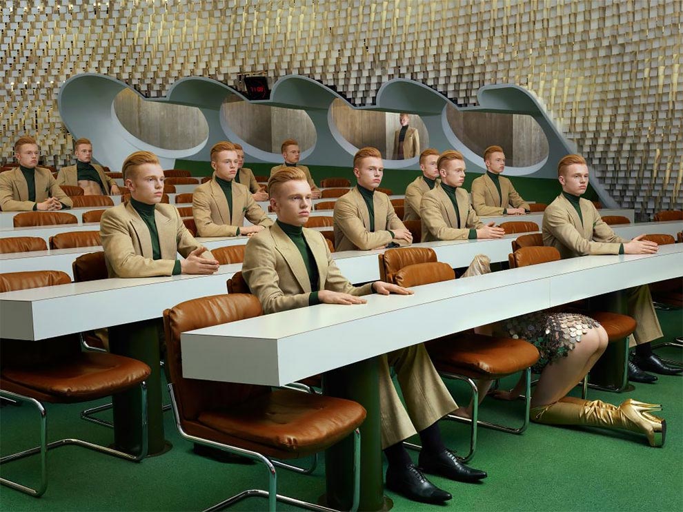 Саша Голдбергер, Sacha Goldberger, Secret Eden, Секретный рай, парные фотографии объединить в голове