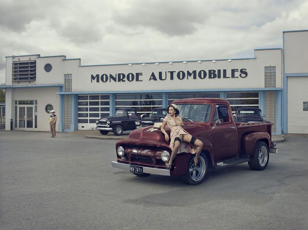 Саша Голдбергер, Sacha Goldberger, Secret Eden, Секретный рай, парные фотографии объединить в голове