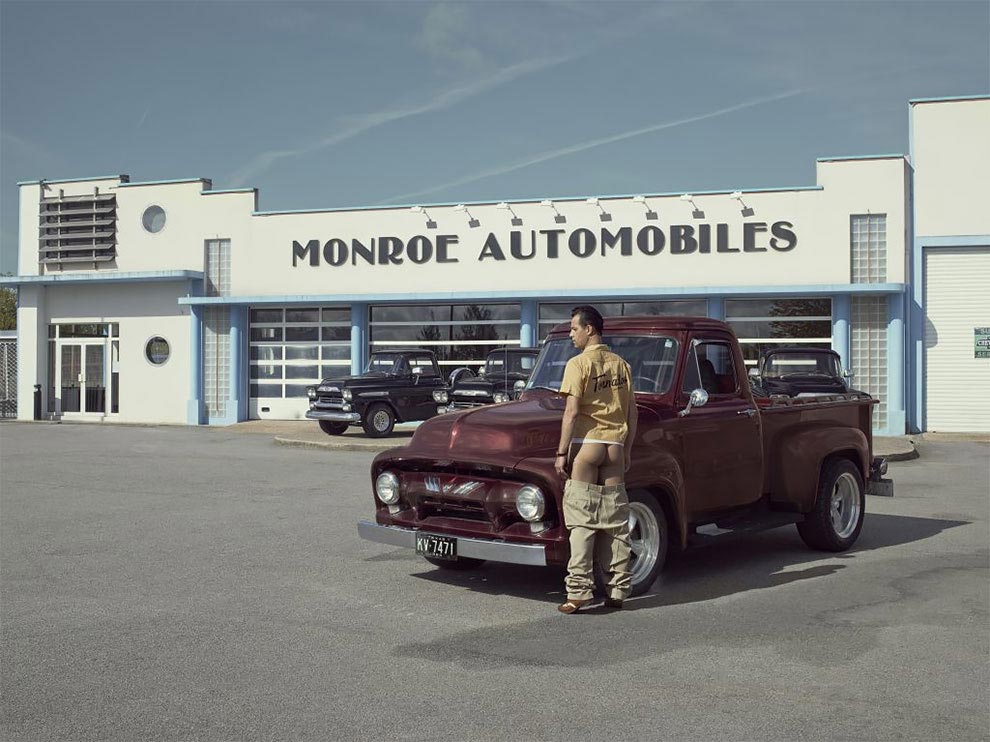 Саша Голдбергер, Sacha Goldberger, Secret Eden, Секретный рай, парные фотографии объединить в голове