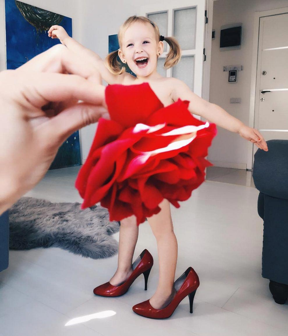 воображаемые платья, платья из еды и цветов