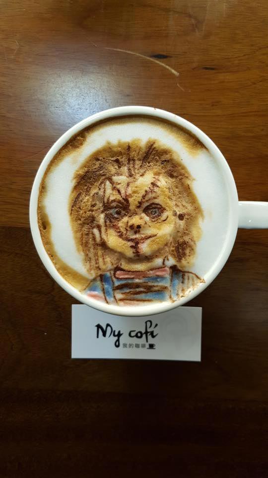 таракан кофе,рисунки молочная пена скульптуры из молочной пены пены