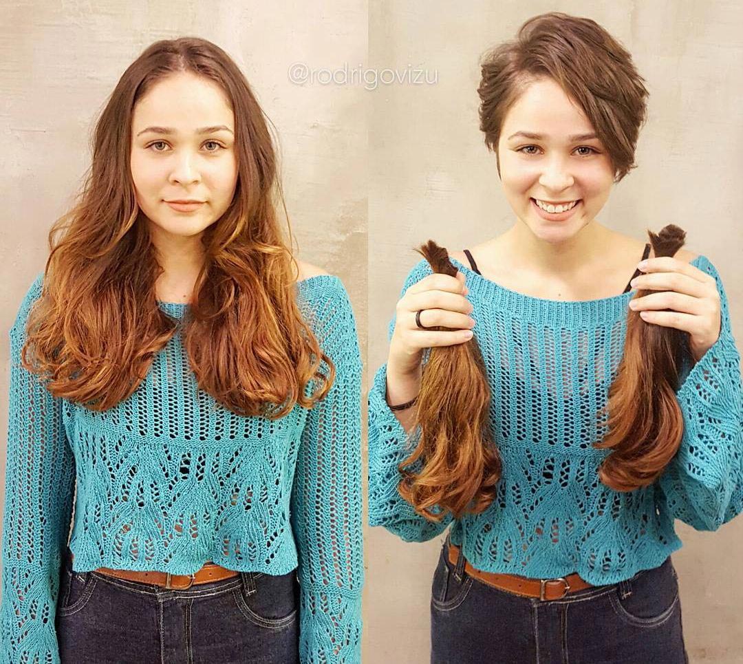 до и после стрижки, люди преобразившиеся после стрижки