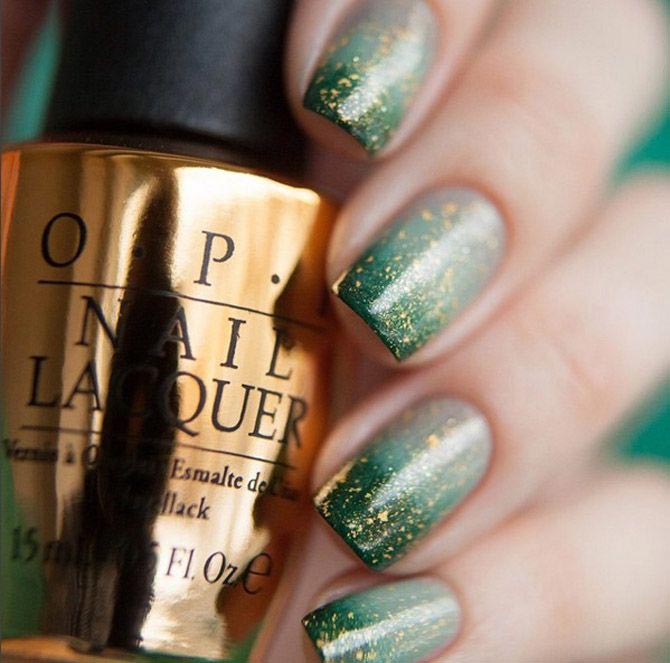 зимний маникюр, новогодний маникюр