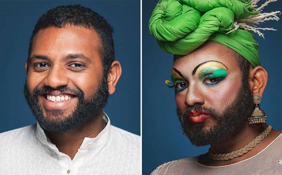 Аарон Уолкер, Aaron Walker, превращение мужчин в дрэг-квинов