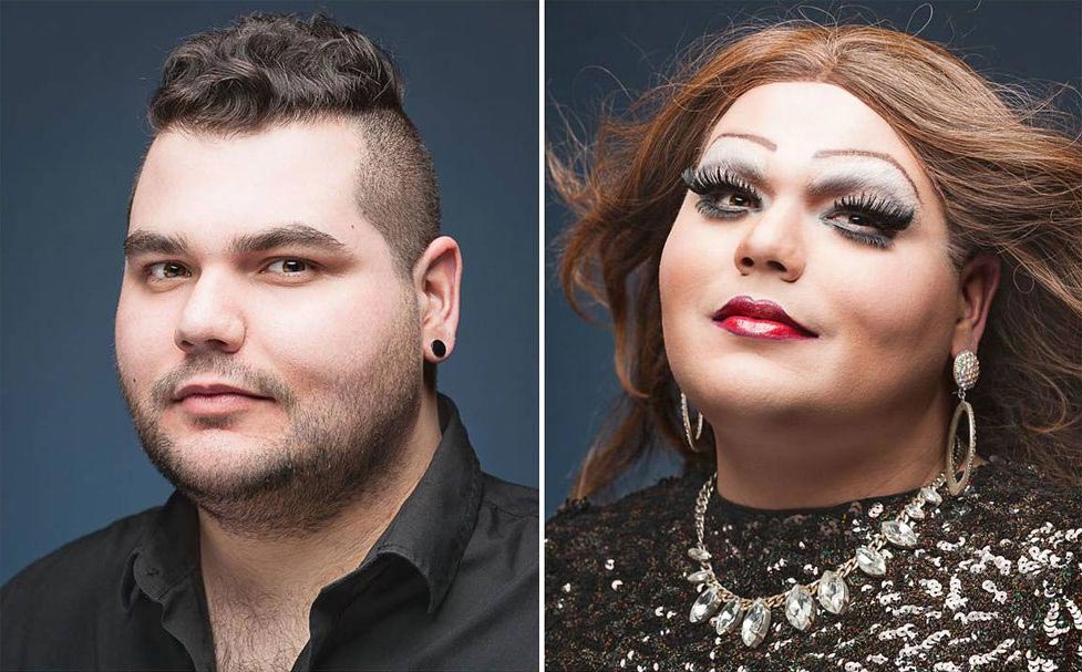 Аарон Уолкер, Aaron Walker, превращение мужчин в дрэг-квинов