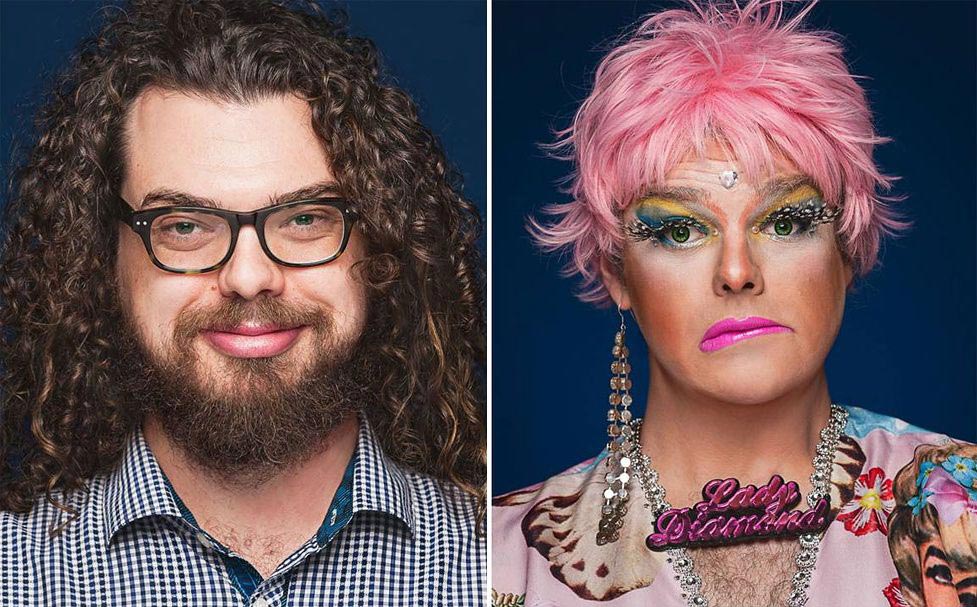 Аарон Уолкер, Aaron Walker, превращение мужчин в дрэг-квинов