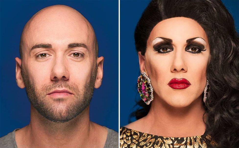 Аарон Уолкер, Aaron Walker, превращение мужчин в дрэг-квинов