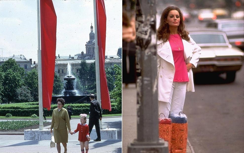 Москва против Нью-Йорка, фотографии сравнение Москвы и Нью-Йорка