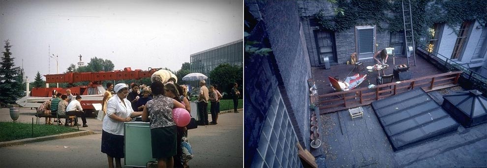 Москва против Нью-Йорка, фотографии сравнение Москвы и Нью-Йорка