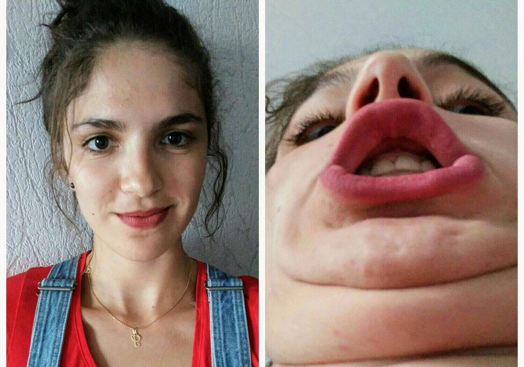 pretty girl ugly face, девушки корчат смешные рожи, симпатичные девушки корчат рожи