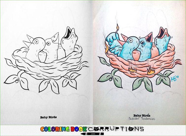 Раскраска для взрослых, перерисованная раскраска для детей, раскраска антистресс