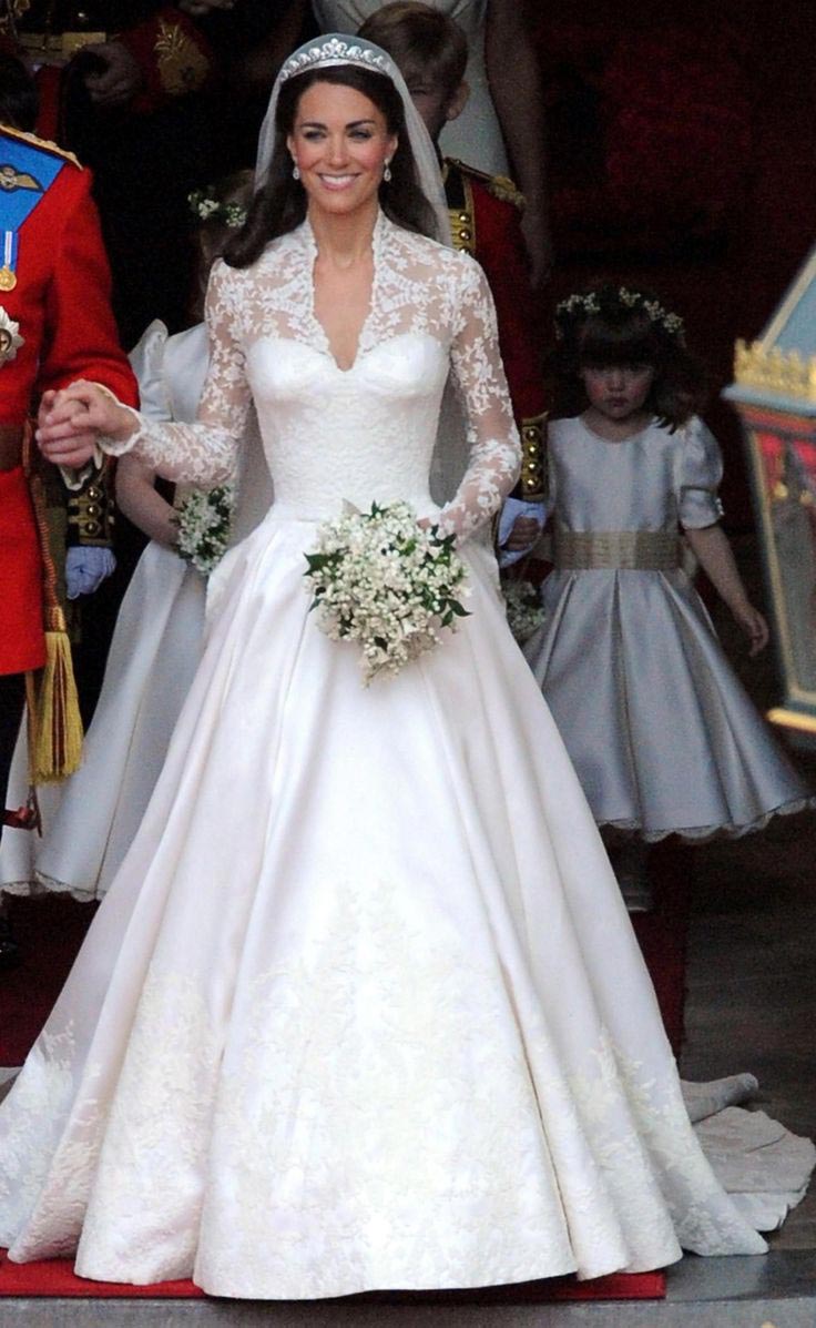 Платье Кэтрин Миддлтон на свадьбе