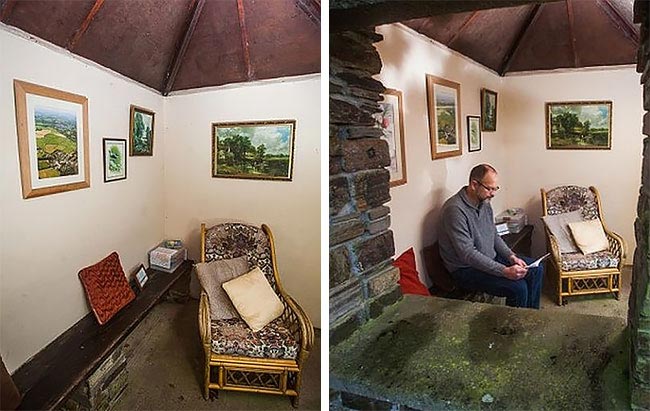 самая уютная автобусная остановка в мире, автобусная остановка  Девон Уолкхемптон