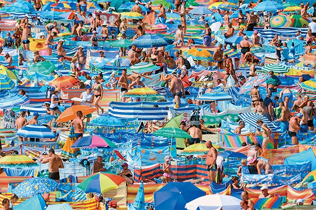 ограждения пляжи в Польше, поляки любят ограждения, ограждения на польских пляжах