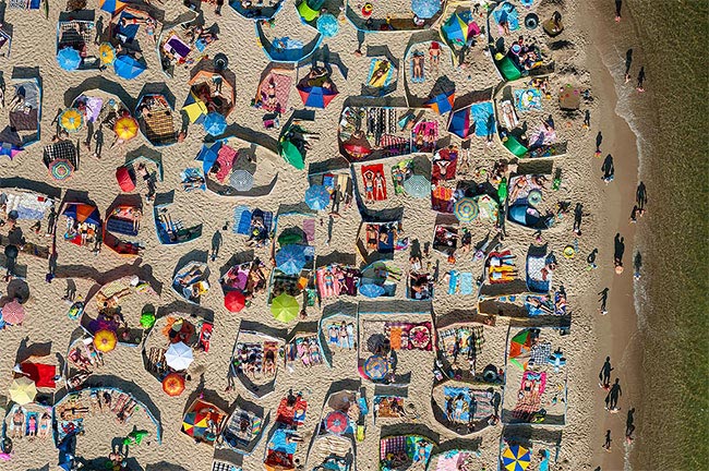 ограждения пляжи в Польше, поляки любят ограждения, ограждения на польских пляжах