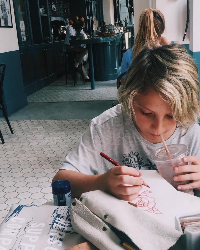 Эзра Дорман, Ezrah “The Shark” Dormon, 12-летний татуировщик