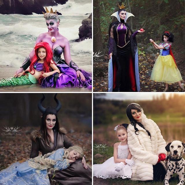 диснеевские костюмы для девочек, мама и дочь диснеевские костюмы