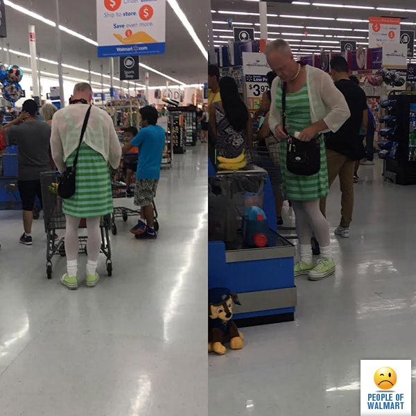 People of walmart, странные покупатели американских супермаркетов