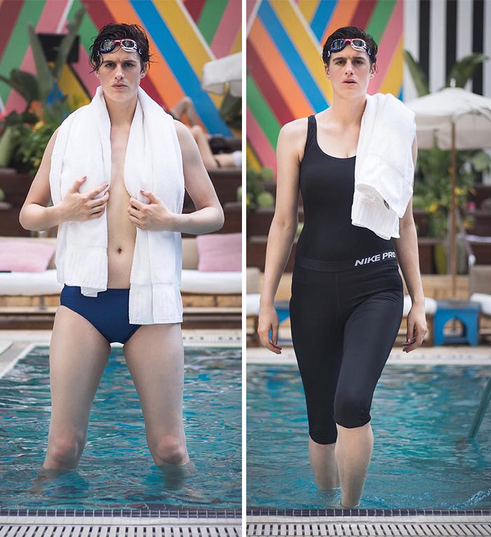 андрогинная модель, Рейн дав, модель женщина или мужчина