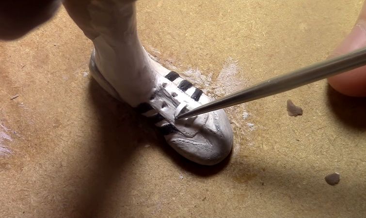 фигурка Фредди Меркьюри, создание фигурки, моделирование фигурки, фигурка знаменитости