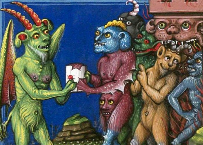 странное средневековое искусство, странные тенденции в средневековом искусстве 