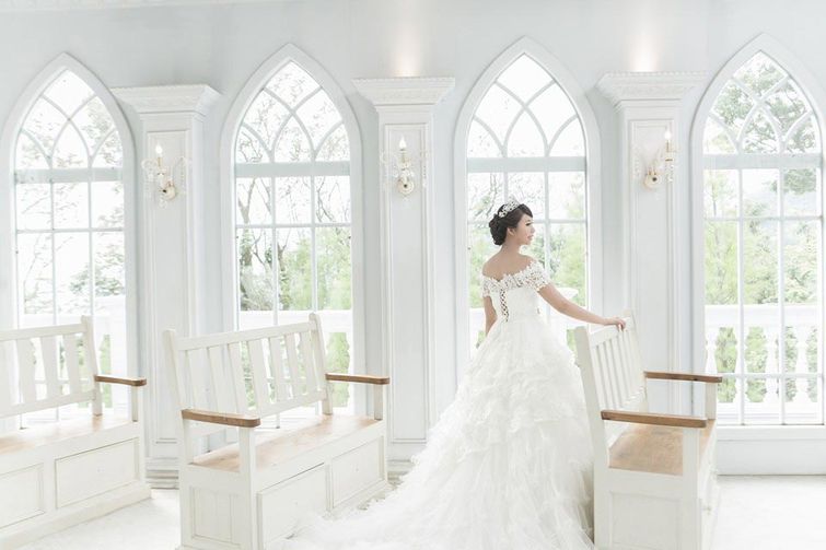 Женщина с 4-й стадией рака свадебную фотосессию, свадебная фотосессия с 4-й стадией рака,  Ку Мэй Чен, Q May Chen