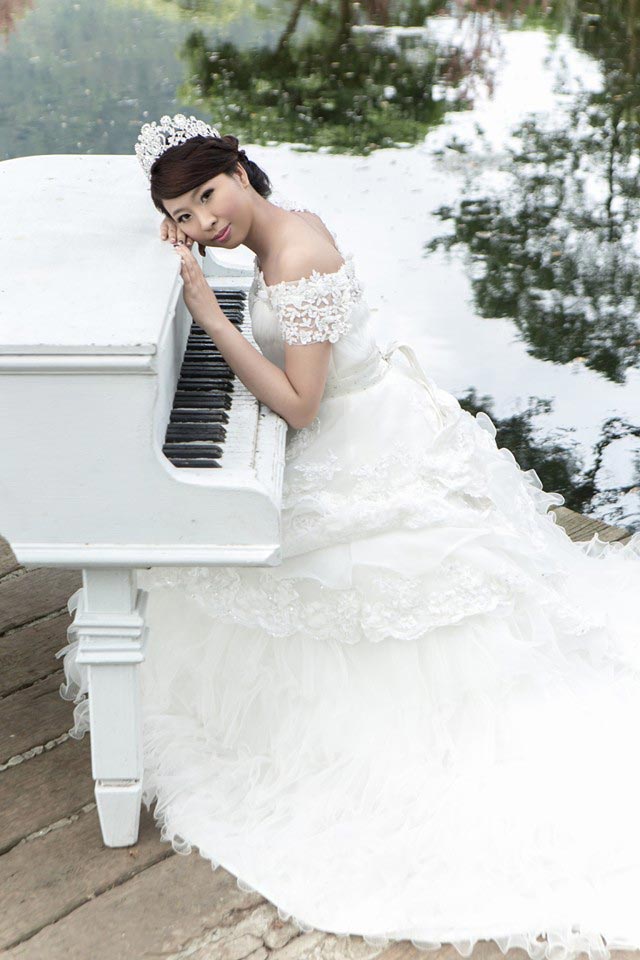 Женщина с 4-й стадией рака свадебную фотосессию, свадебная фотосессия с 4-й стадией рака,  Ку Мэй Чен, Q May Chen