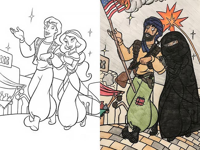 Раскраска для взрослых, перерисованная раскраска для детей, раскраска антистресс